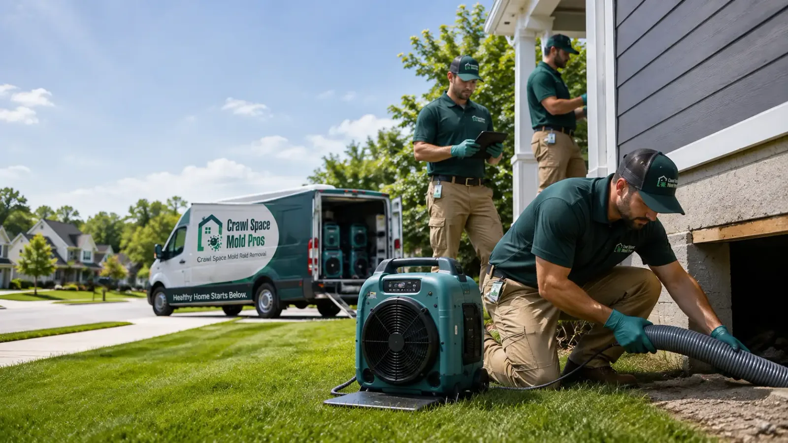 Crawl Space Mold Removal in Stanchfield, MN